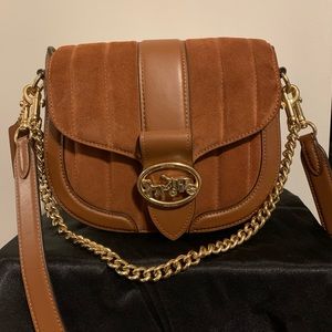 Coach Quilted Georgie Saddle Bag